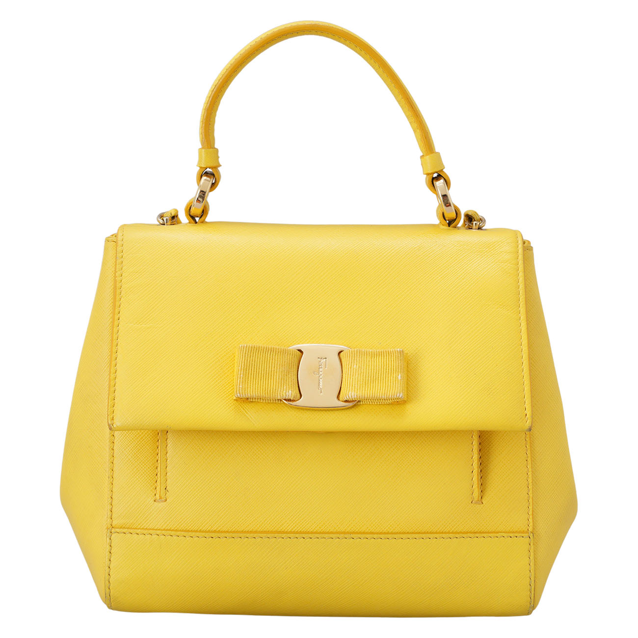 FERRAGAMO(USED)페레가모 21F570 바라 캐리 탑 핸들백